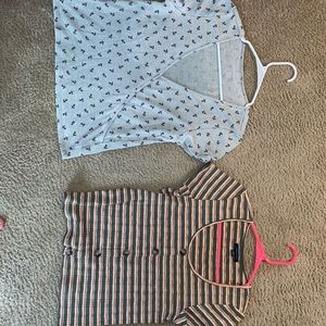 Two American Eagle crop tops
